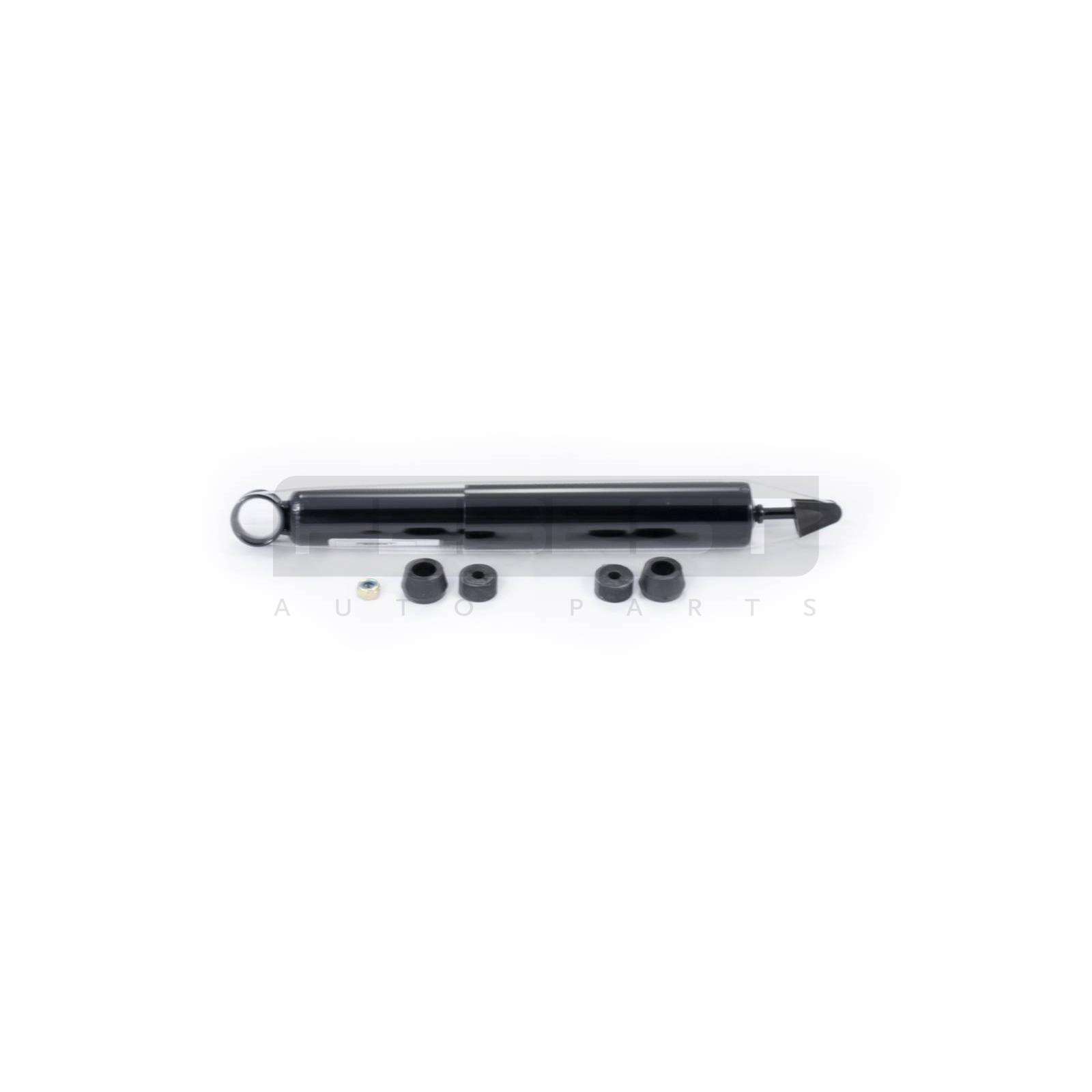 Rear shock absorber, gas pressure