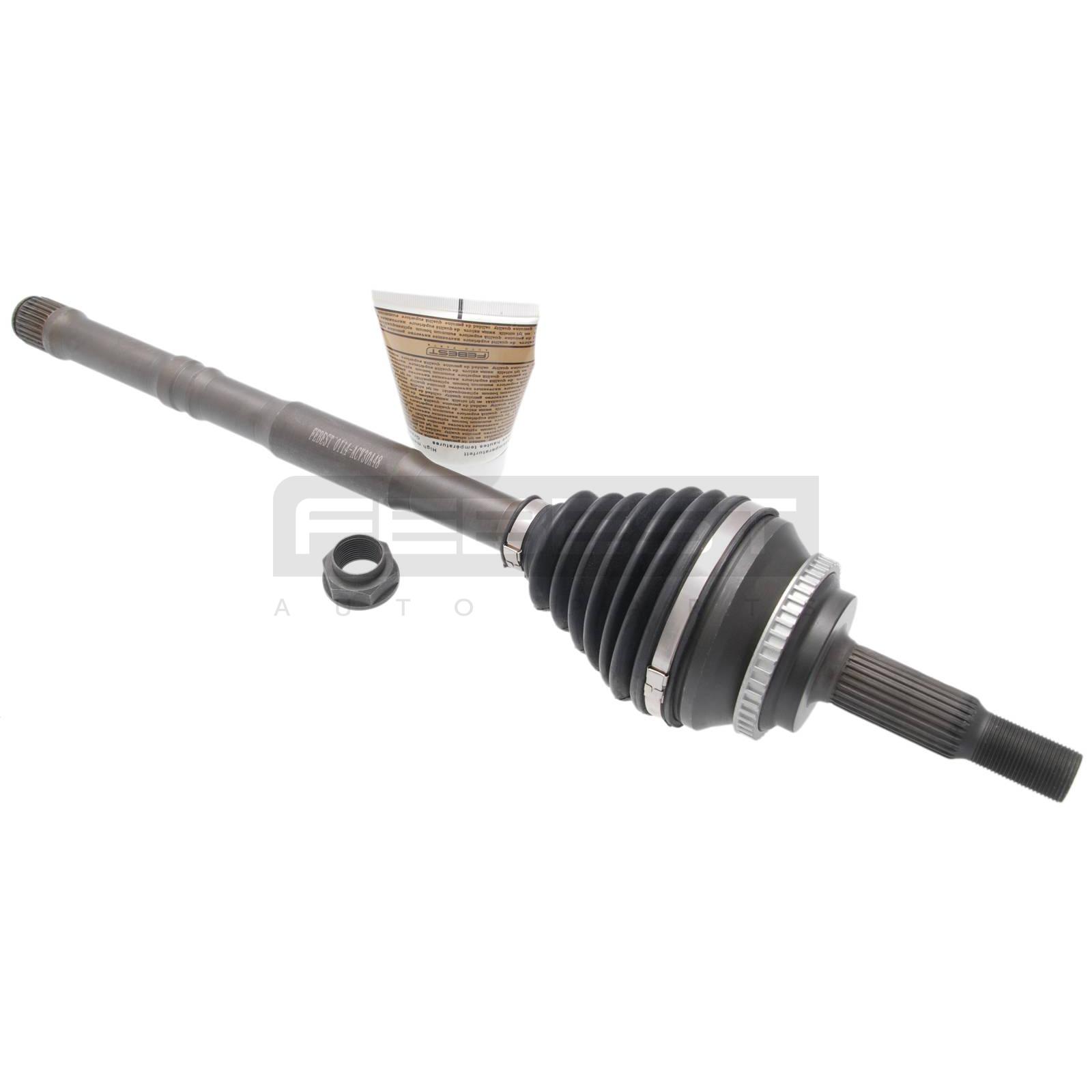 Shaft assembly, outer cv joint