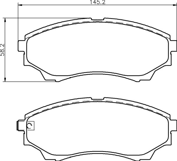 Premium Premium Front Brake Pad Set
